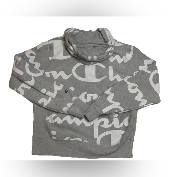 Champion Hoodie Reverse Weave Logo Pullover Hoodie SZ Med - Picture 2 of 4